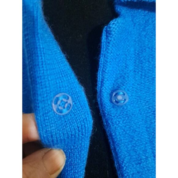 C24 Christopher & Banks Womens Jacket Size Lg Wool Faux Button Front 3/4 Sleeve - Picture 4 of 10